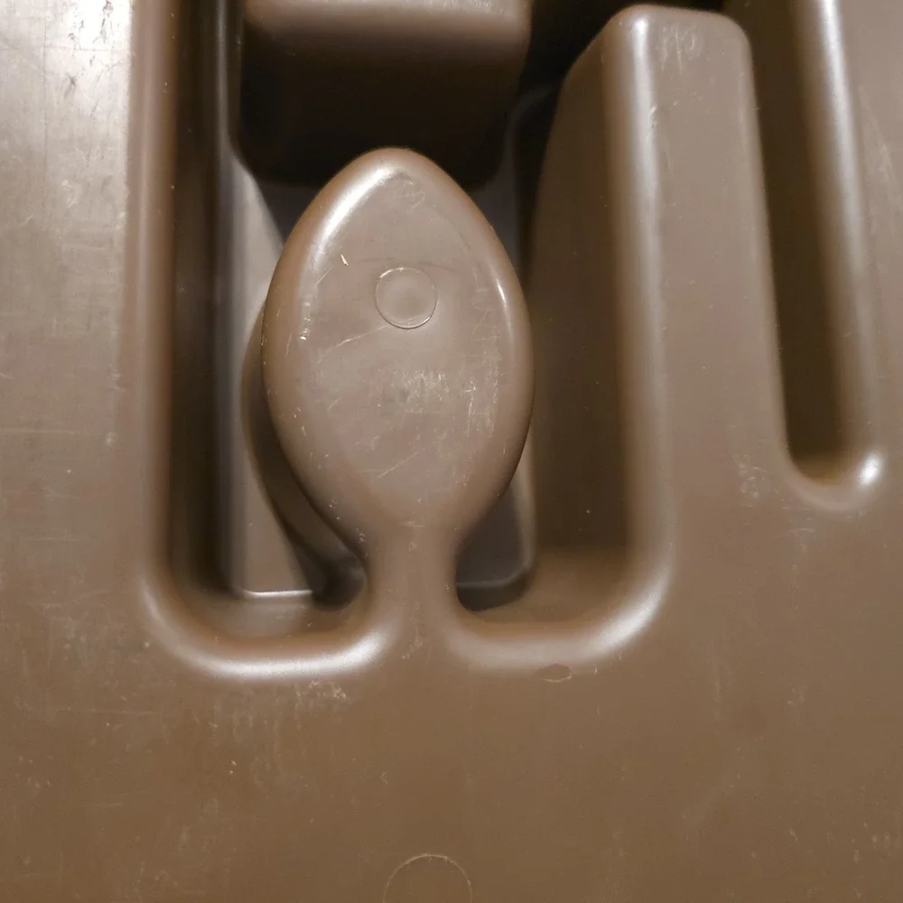 Vintage Rubbermaid Silverware Drawer Organizer Tray #2921 USA Brown‎ Plastic